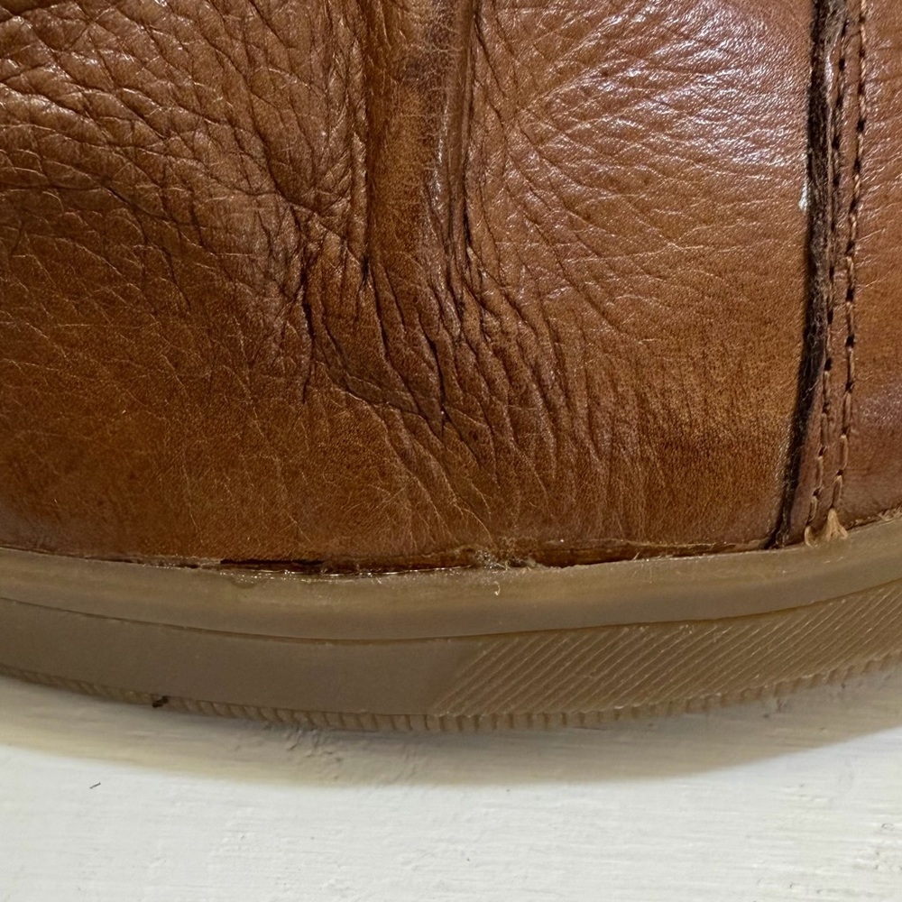 ALDO Brown Leather Faux Fur Lined Ankle Boots Zip Size 10 EU 41 - Picture 12 of 12